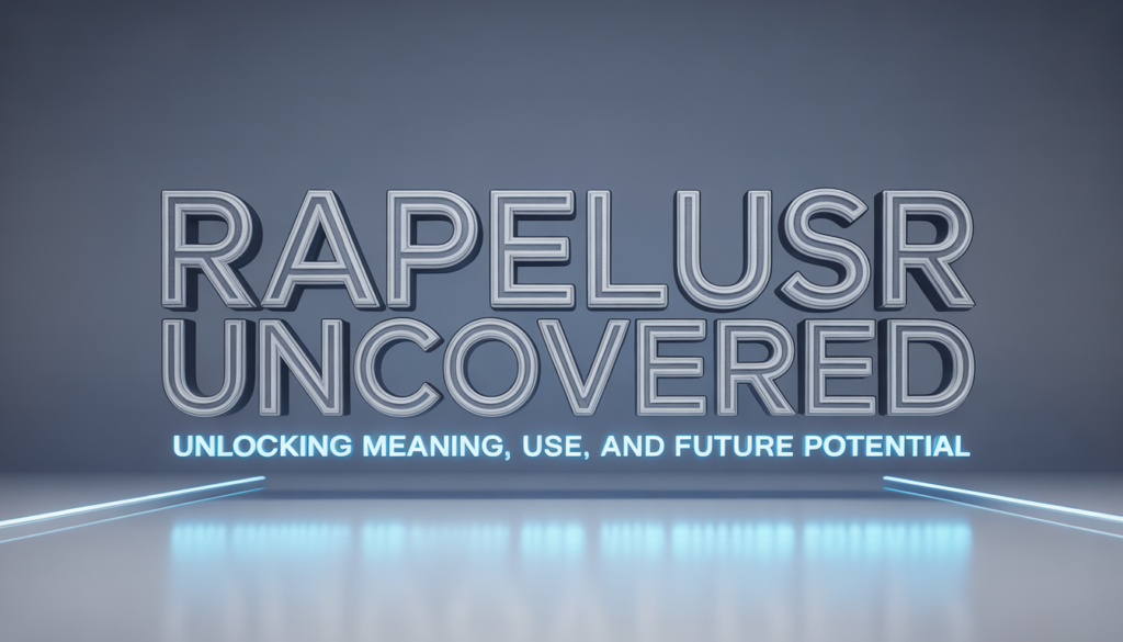 Rapelusr Explained: Meaning, Use, and Future Potential Rapelusr